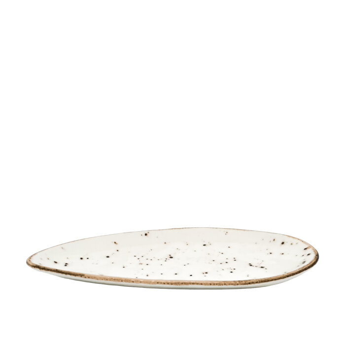 Tulu Porselen Papyon Kahve İkramlık Sunum 17 cm-Reactıve 46 Krem PAP17KISR46 - 1