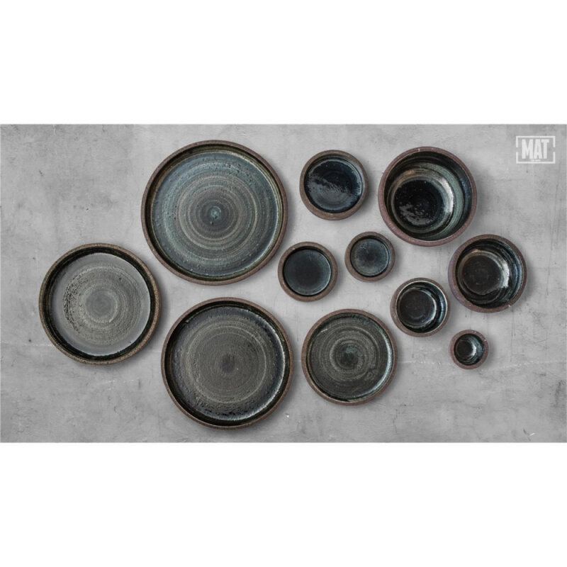 PARLAK SİYAH SOSLUK Q: 8 cm H: 4 cm - 2