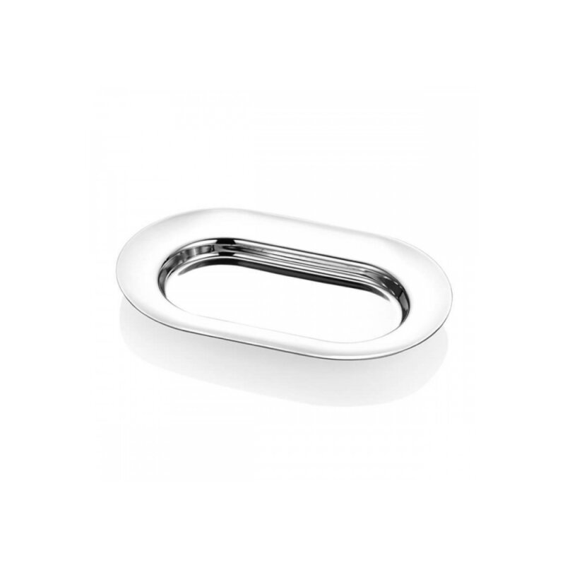 Altınbaşak Paslanmaz Oval Espresso Tepsi 12*19 cm - 1