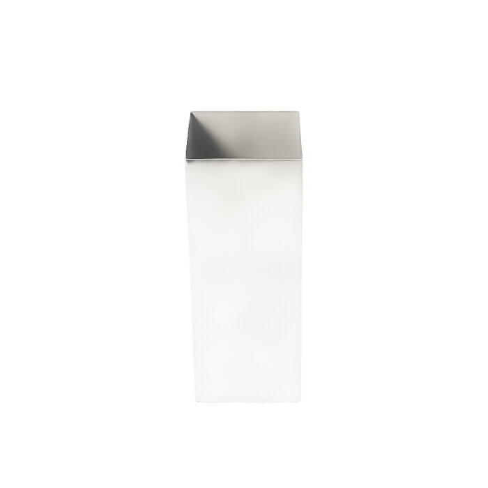 Paslanmaz Vazo Kare Orta 8*8*20 Cm - 1