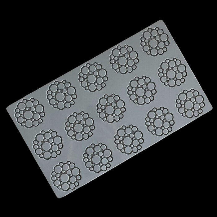 Pavoni Daireler 2 Silikon Kalıp 300x175 mm KSPR005S - 3