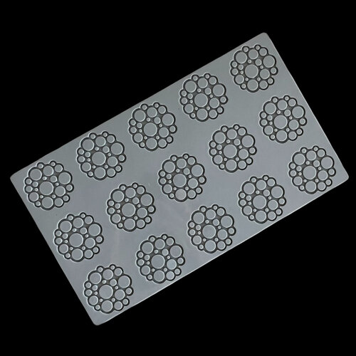 Pavoni Daireler 2 Silikon Kalıp 300x175 mm KSPR005S - 3