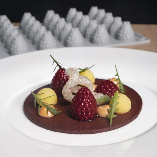 Pavoni Silikon Böğürtlen Kalıp 30 x 17,5 cm GG017S - PAVONİ