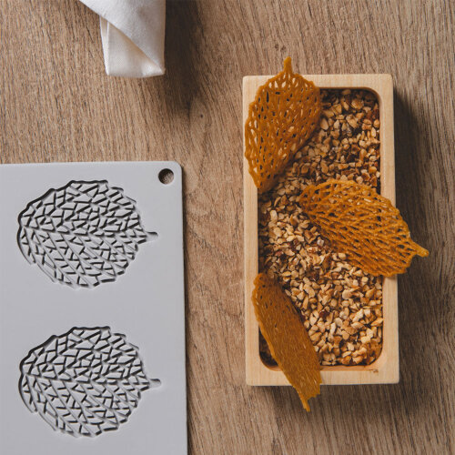 Pavoni Yaprak Silikon Kalıp 300x200 mm GG016S - PAVONİ