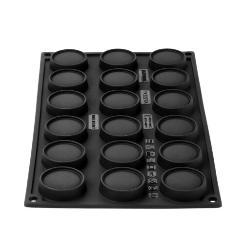 Pavoni 300X175 Kıt For Mını Macaron Moulds Silikon Kalıp - 2