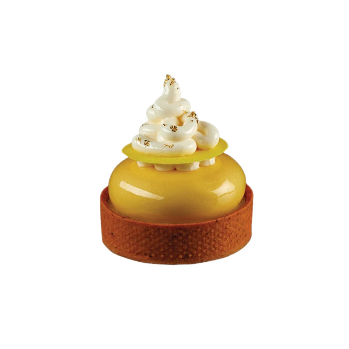 Pavoni 3D Pavoflex Silicone Mould Round Fusto 300 x 175 mm - 1