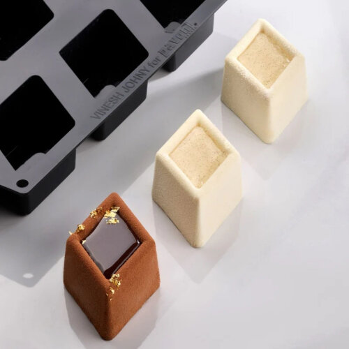 Pavoni 400X300 Mm Katlı Vınesh Johny 15 Indents Silikon Kalıp - PAVONİ