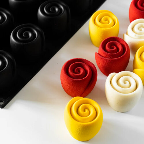 Pavoni Gül Silikon Kalıp 400X300 PX43108S - 4