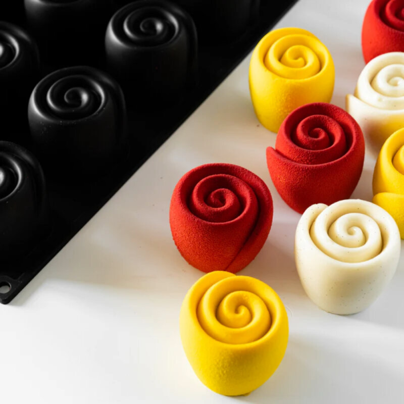 Pavoni Gül Silikon Kalıp 400X300 PX43108S - 4