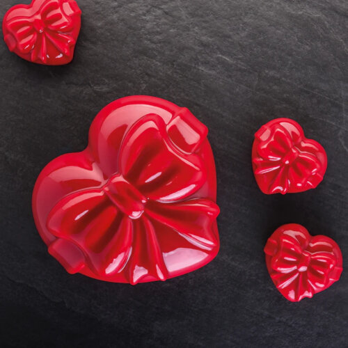 Pavoni Silikon Kalp 12 li Kalıp 300x400 mm PX4385 - PAVONİ