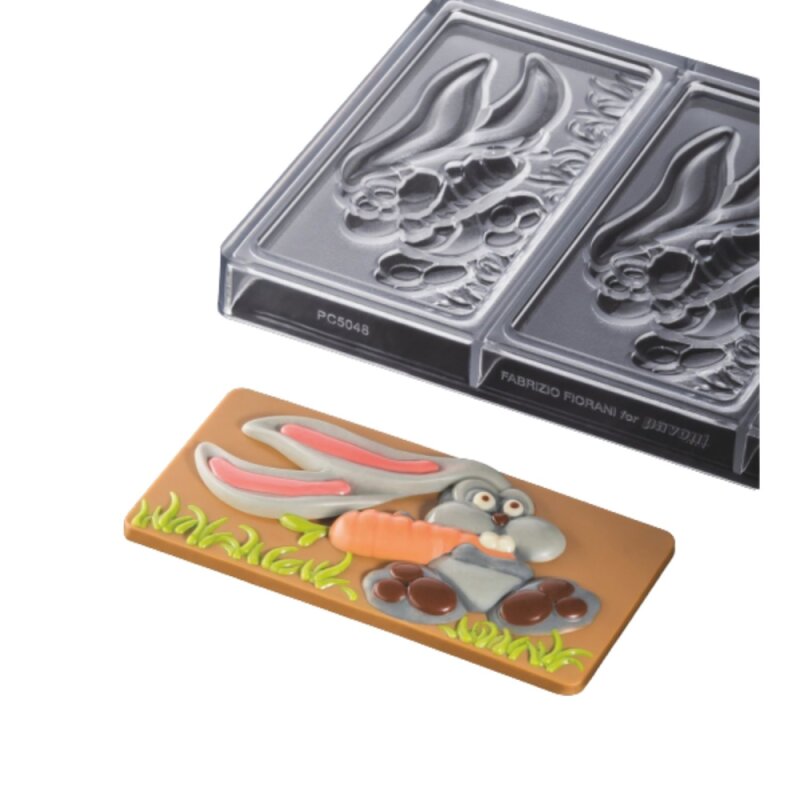 PAVONI CHOCO BAR MOULD EASTER BUNNY MM 154X72 - 3