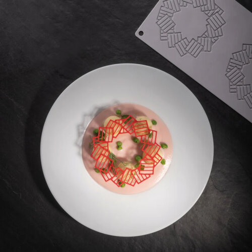 Pavoni Gourmand Mosaıc Frame Sılıcone Mould - 4