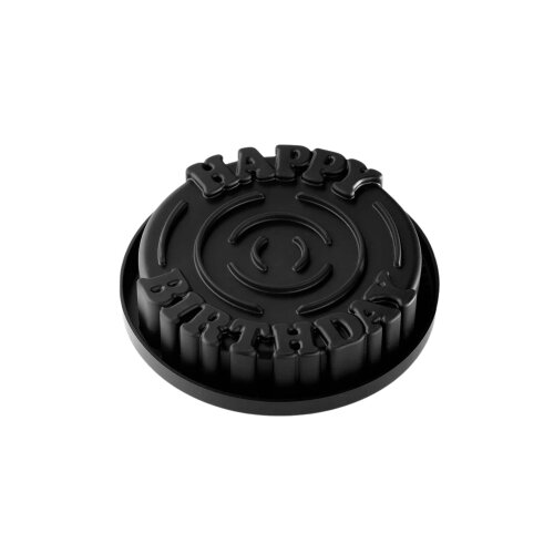 Pavoni Happy Birthday Siyah Silikon Kalıp 190x45 h mm KE096S - 3