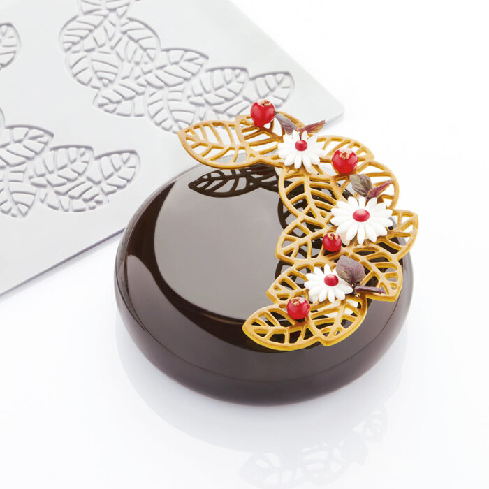 Pavoni Yapraklar 1 Silikon Kalıp PR001S - 2