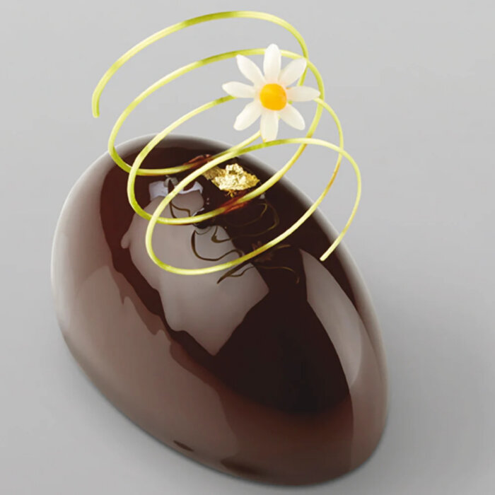 Pavoni Oval 600X400 mm 25 Indents 85X50 mm Silikon Kalıp - 1