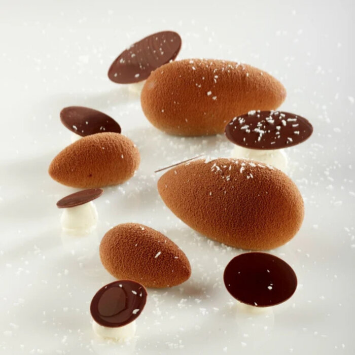 Pavoni Quenelle 3D 600X400 66 X 35 Silikon Kalıp - 1