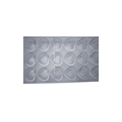 Shunda Polikarbonat Kalp Çilkolata Kalıbı 21 Li - 3