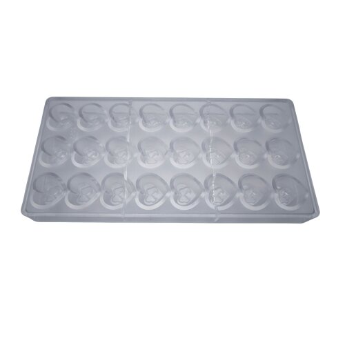 Shunda Polikarbonat Kırık Kalp Çikolata Kalıbı 24 Lü - SHUNDA