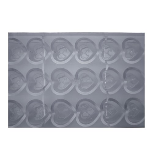 Shunda Polikarbonat Kırık Kalp Çikolata Kalıbı 24 Lü - 2