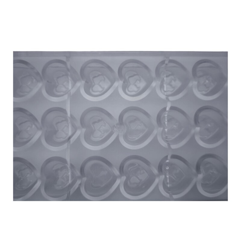 Shunda Polikarbonat Kırık Kalp Çikolata Kalıbı 24 Lü - 2