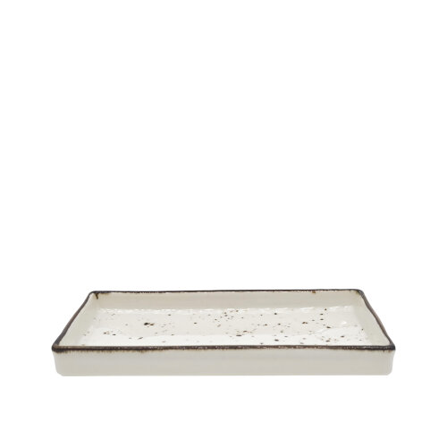 Tulu Porselen Pera 19X12X2 cm Kayık - Reactıve 46 Krem PRA19KYR46 - TULU PORSELEN