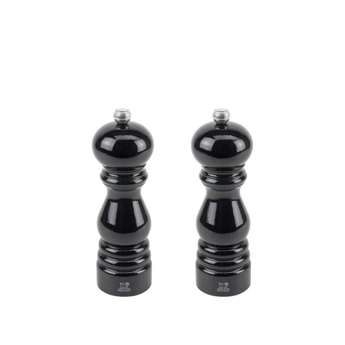 Peugeot Paris Karabiber Tuz Değirmeni Siyah 18 cm - 1