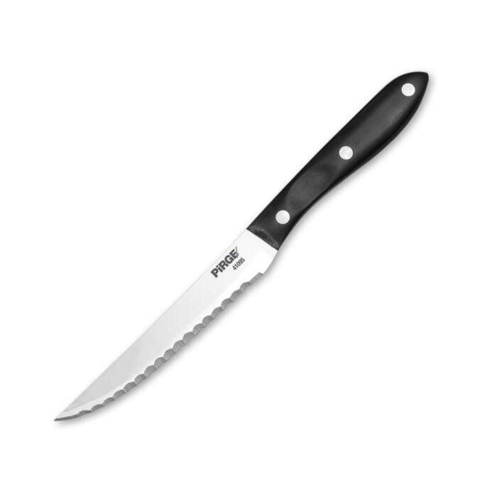 Pirge Geniş Steak Bıçağı Pls.Siyah - 1