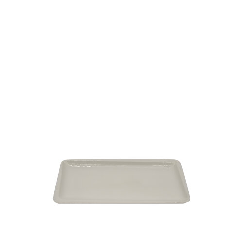 Zest Porcelain Plaza Dikdörtgen Tabak 23X16 cm Krem PLZ23X16TB00 - ZEST PORCELAIN
