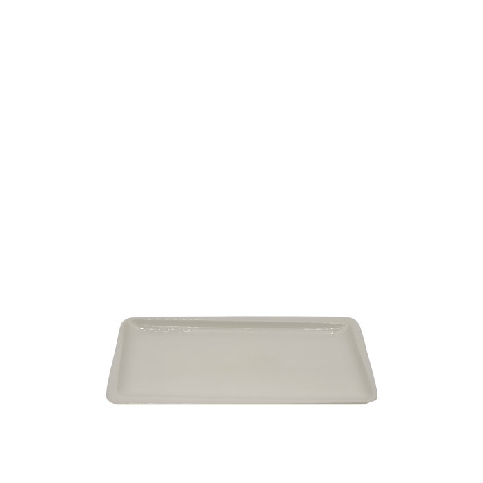 Zest Porcelain Plaza Dikdörtgen Tabak 23X16 cm Krem PLZ23X16TB00 - 1