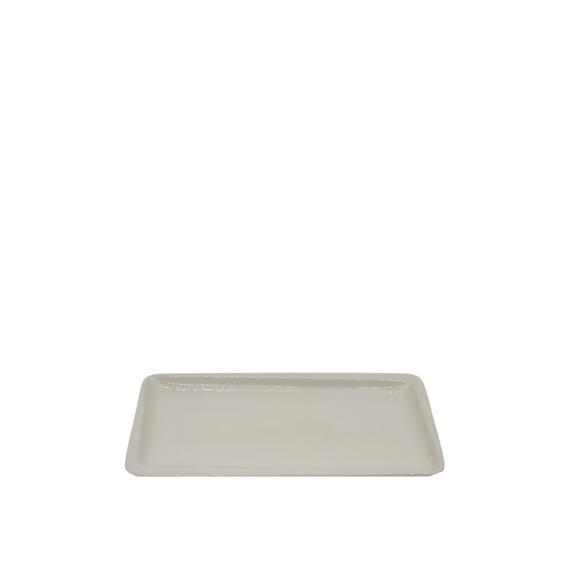 Zest Porcelain Plaza Dikdörtgen Tabak 23X16 cm Krem PLZ23X16TB00 - 1