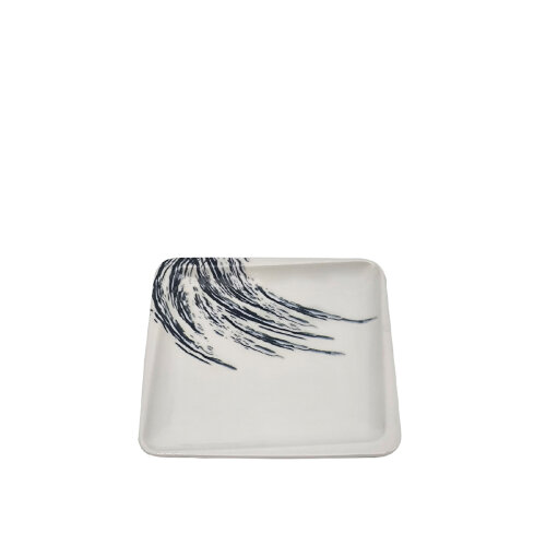 Zest Porcelain Plaza Kare Tabak 15Cm-Seine - ZEST PORCELAIN