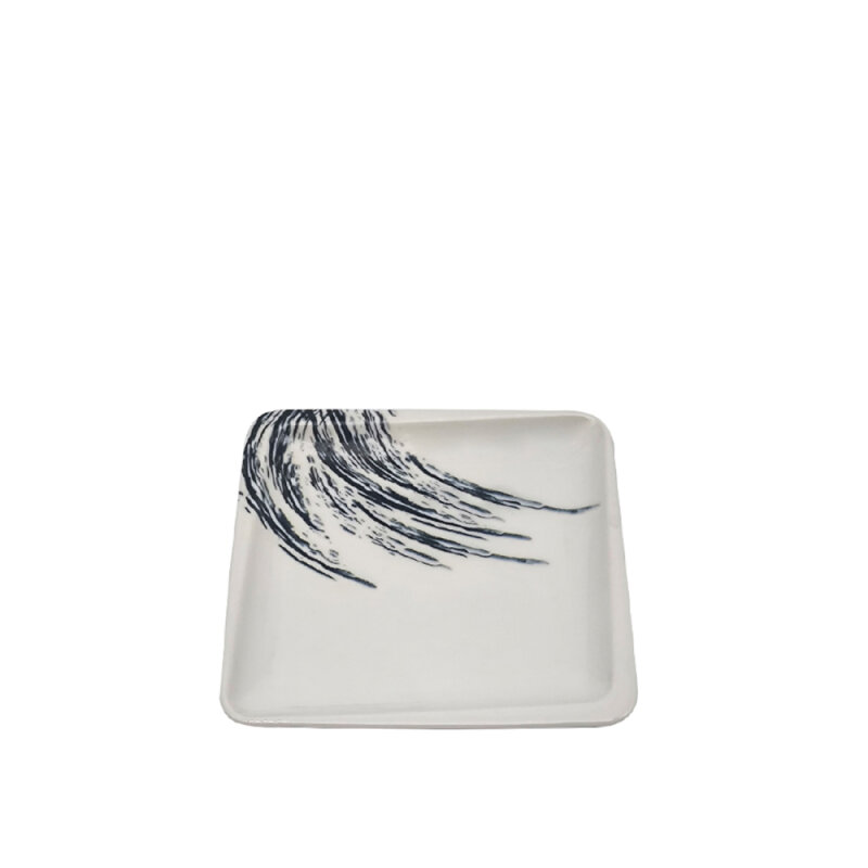 Zest Porcelain Plaza Kare Tabak 15Cm-Seine - 1