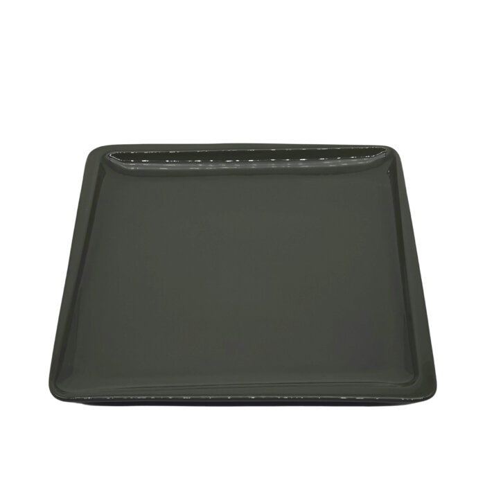 Tulu Porselen Plaza Kare Tabak 27X27cm-Opak 74 Haki PLZ27DUOP74 - 1