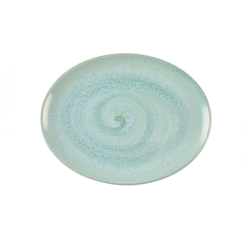 Zest Porcelain Plaza Oval Tabak 25X19Cm-Crystal - 1