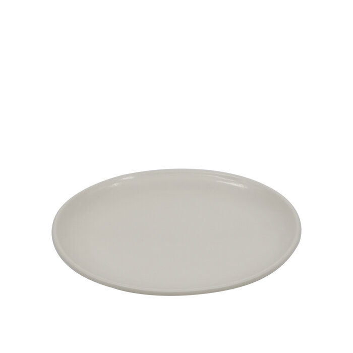 Tulu Porselen Plaza Oval Tabak 25X19cm - Saten Beyaz PLZ25X19OVST01 - 1