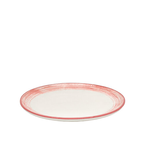 Zest Porcelain Plaza Oval Tabak 25X19Cm-Tokyo Kırmızı - ZEST PORCELAIN