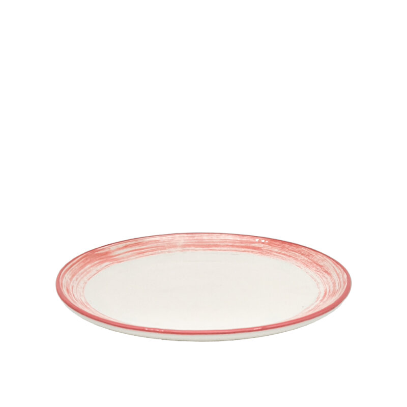 Zest Porcelain Plaza Oval Tabak 25X19Cm-Tokyo Kırmızı - 1