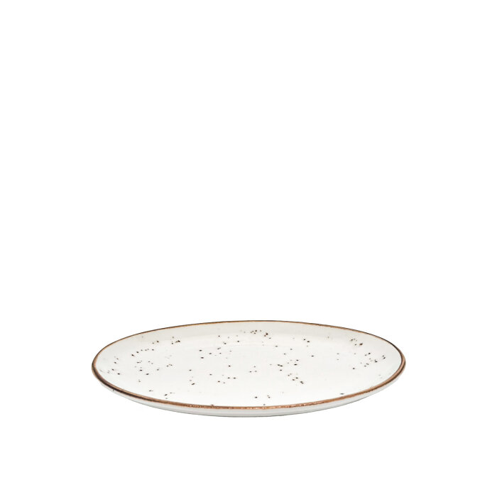 Tulu Porselen Plaza Oval Tabak 31X24cm-Reactıve 46Krem PLZ31X24OVR46 - 1