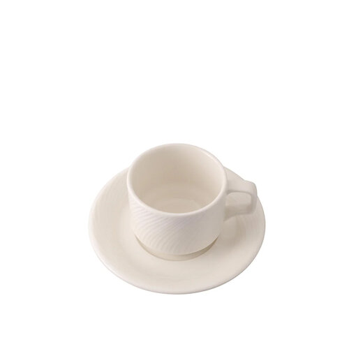 Porland Porselen 225907 Storm Alumilite Tabaklı Çay Fincan 177 Cc - 3