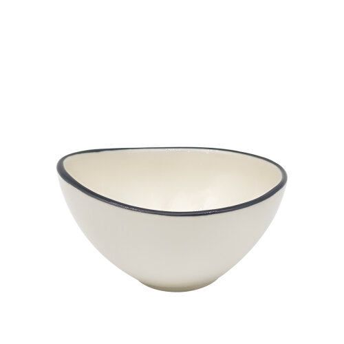 Tulu Porselen Poliforma Kase 10 Cm - File 64 Siyah POL10KSF64 - TULU PORSELEN