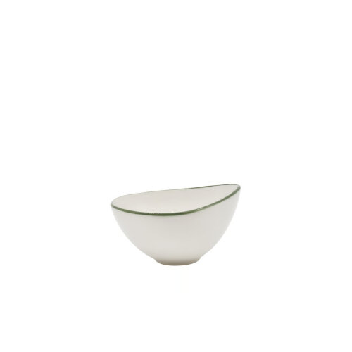 Zest Porcelain Poliforma Kase 10Cm-Riva Yeşil - ZEST PORCELAIN