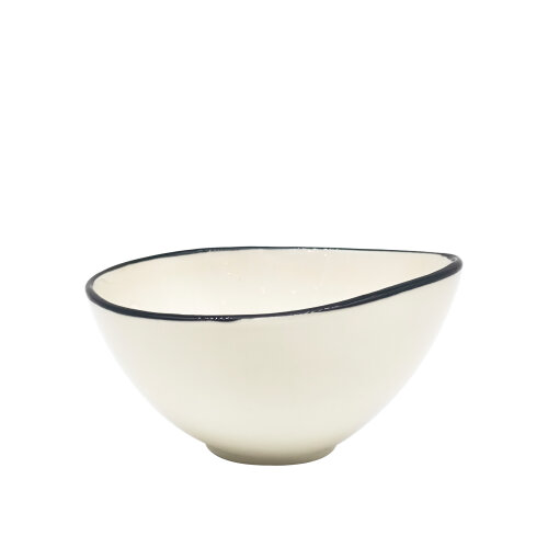 Zest Porcelain Poliforma Kase 15Cm-Riva Siyah - ZEST PORCELAIN