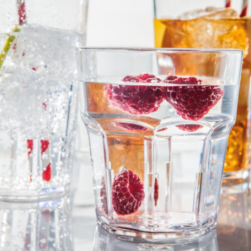 Polikarbonat Avanos Stok.Bardak 290 Ml Şeffaf - 2