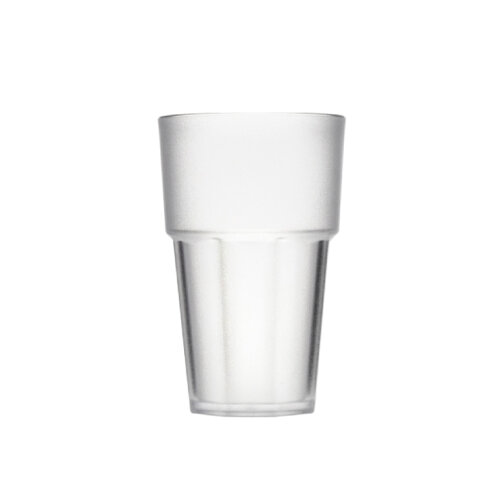 Rubikap Polikarbonat Casablanca Kumlu Bardak 400 Ml Şeffaf RCB.40 - RUBİKAP