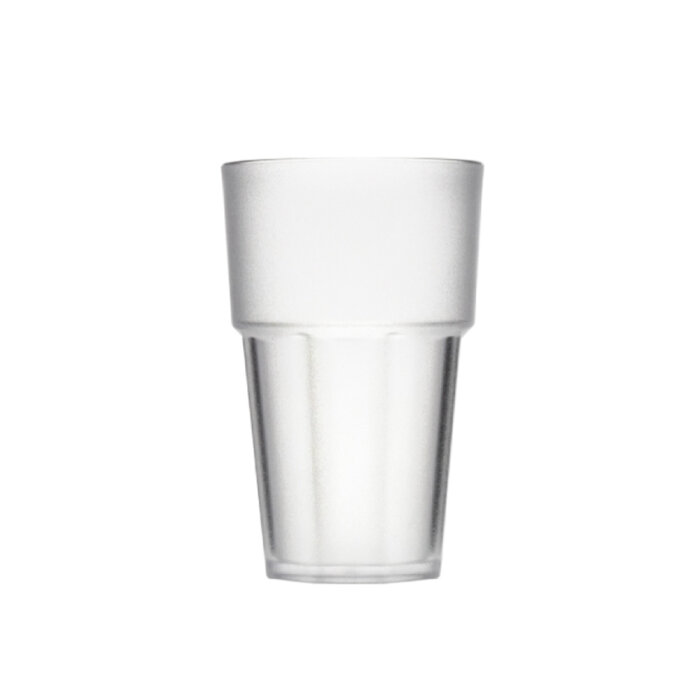 Rubikap Polikarbonat Casablanca Kumlu Bardak 400 Ml Şeffaf RCB.40 - 1