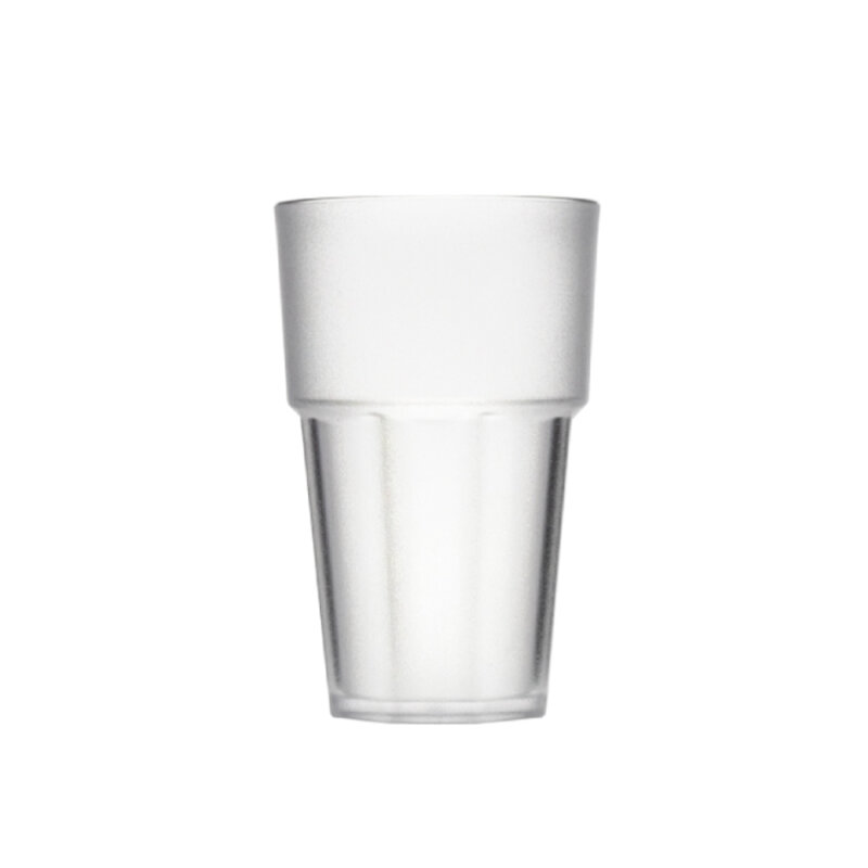Rubikap Polikarbonat Casablanca Kumlu Bardak 400 Ml Şeffaf RCB.40 - 1