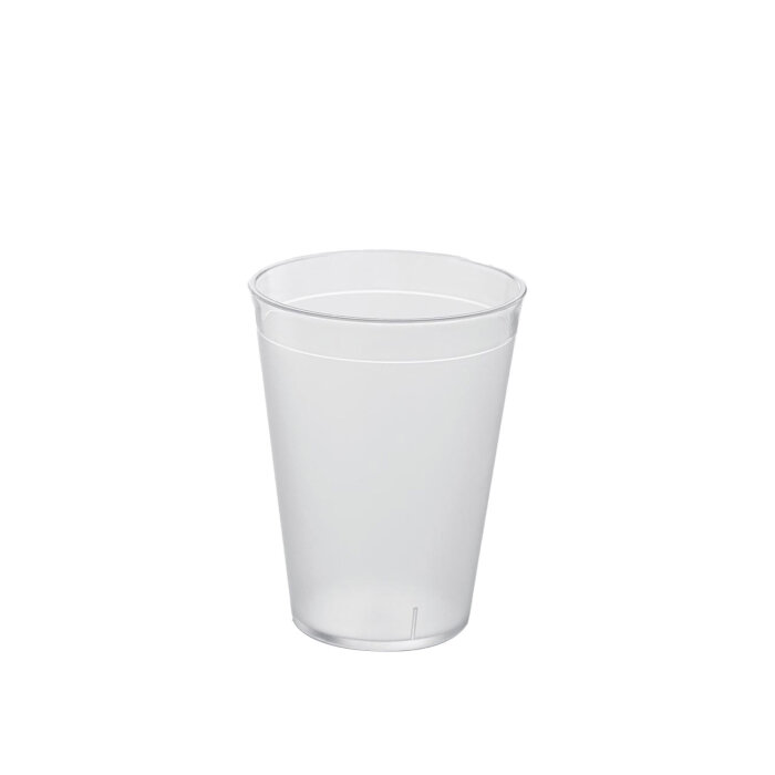 Polikarbon Kumlu Bardak 200 Ml Şeffaf Tb.18 - 1
