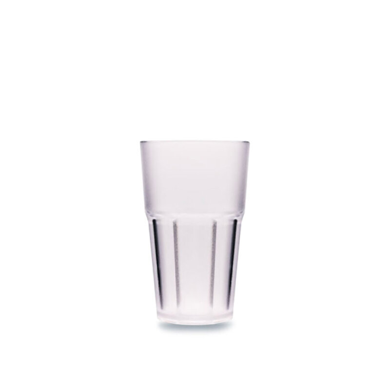 Rubikap Polikarbonat Premium Kumlu Bardak 400 Ml Şeffaf PM.400 - 1