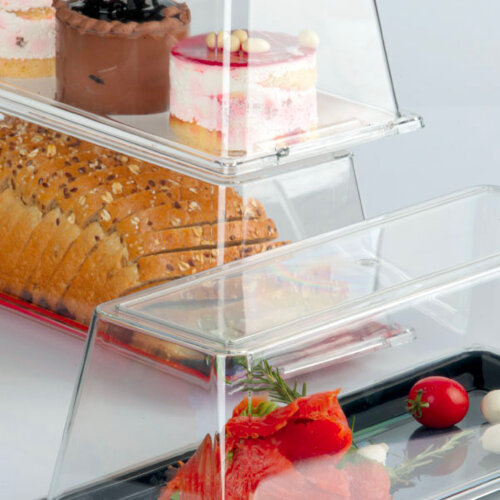 Rubikap Polikarbonat Tabak 18 X 34 Cm.Siyah PL.1834 - 2