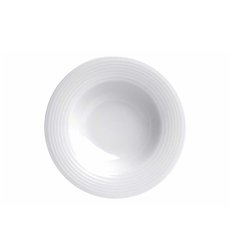 Porland Porselen 175222 Focus Beyaz Çukur Tabak 210 Mm - 1